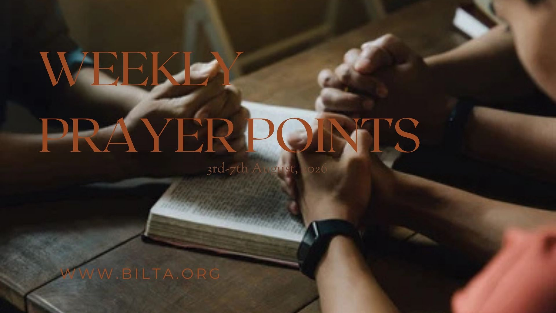 Weekly Prayer Guide