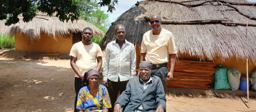 BiLTA Staff with Chief mwenempangala & local chairpeson